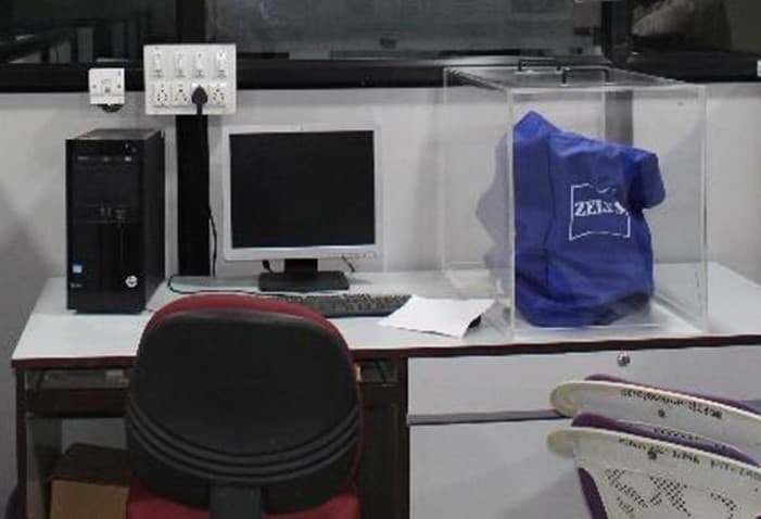 Inverted metallurgical microscope